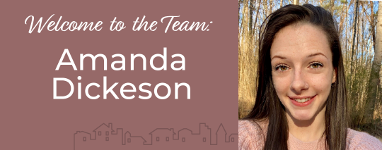 Welcome to the Team: Amanda Dickeson